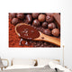 Group of chocolate close up Wall Mural