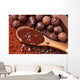 Group of chocolate close up Wall Mural