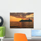 Sunset Cruise Ship Wall Decal