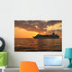 Sunset Cruise Ship Wall Decal