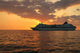 Sunset Cruise Ship Wall Decal
