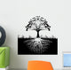 Tree Roots Silhouette