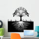 Tree Roots Silhouette