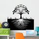 Tree Roots Silhouette