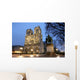 Notre Dame cathedral at night Wall Mural