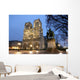 Notre Dame cathedral at night Wall Mural