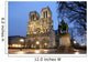 Notre Dame cathedral at night Wall Mural