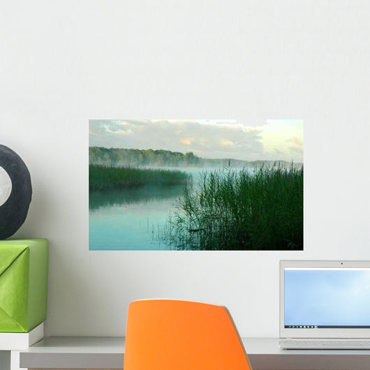 Brume Et Roseaux Wall Decal