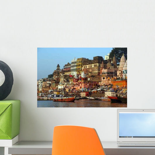 Varanasi Riverside Wall Decal