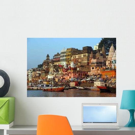 Varanasi Riverside Wall Decal