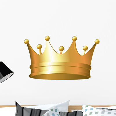 Gold Crown shown on a wall