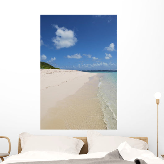 Plage Sable Blanc Wall Mural
