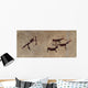 Prehistoric Hunter - Cave Painting Reproduction Wall Mural