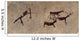 Prehistoric Hunter - Cave Painting Reproduction Wall Mural