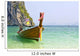 Tropical beach, traditional long tail boats, Andaman Sea, Thaila Wall Mural
