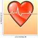 Beating Heart Wall Decal