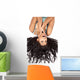 Woman Upside down Hair Wall Mural