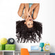 Woman Upside down Hair Wall Mural