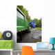 Recycling truck Wall Mural