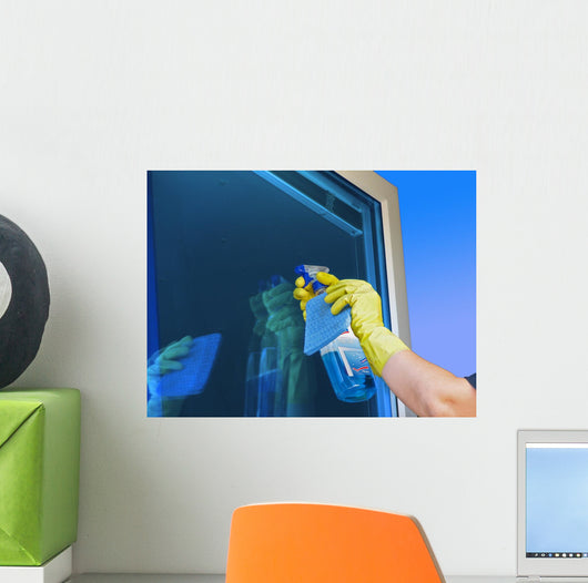 Cleaning Wall Mural