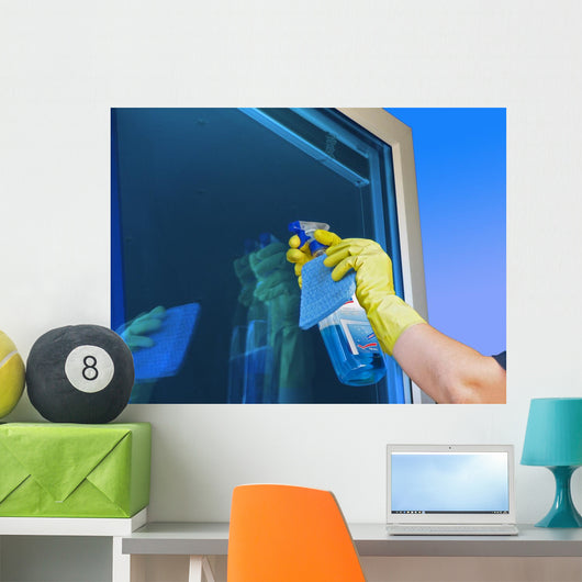 Cleaning Wall Mural