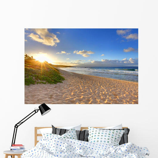 Tropical Beach Sunset Oneloa