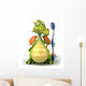 Dragon Et Brosse Dents Wall Decal