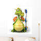 Dragon Et Brosse Dents Wall Decal