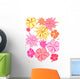 Abstract Floral Seamless Pattern Wall Decal