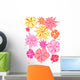 Abstract Floral Seamless Pattern Wall Decal