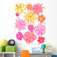 Abstract Floral Seamless Pattern Wall Decal