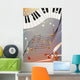 Music madness Wall Mural