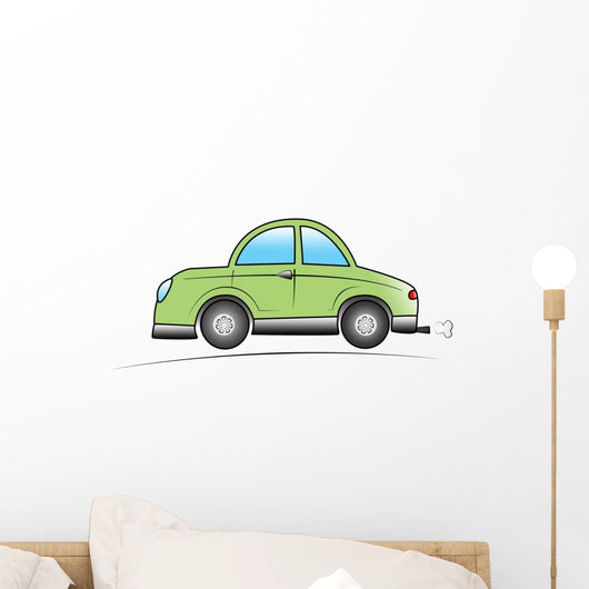 cartoon car Wall Decal
