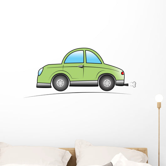 cartoon car Wall Decal