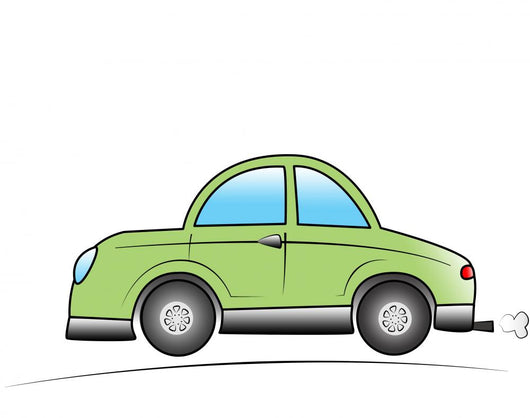 cartoon car Wall Decal