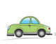 cartoon car Wall Decal