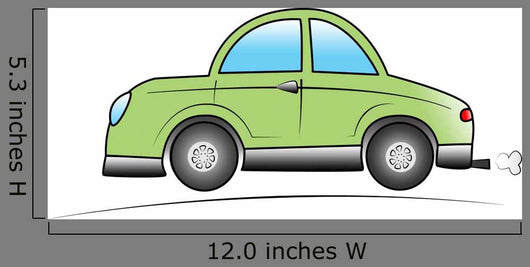 cartoon car Wall Decal