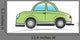 cartoon car Wall Decal