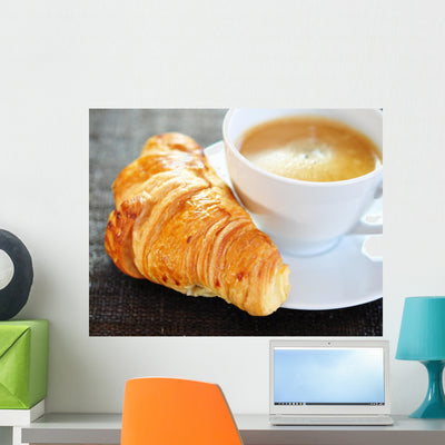 Bistro Wall Mural shown on a wall