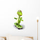 Lizard and Skateboard Wall Decal