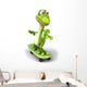 Lizard and Skateboard Wall Decal