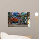 wall of graffiti Wall Mural