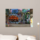 wall of graffiti Wall Mural