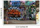 wall of graffiti Wall Mural