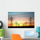 Electricity Pylons Wall Mural