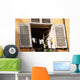 European Window with Laundry Wall Mural