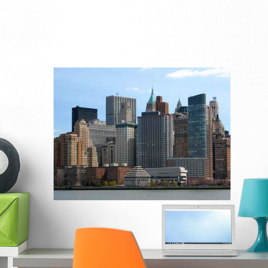 New York Skyline Wall Decal Design 1