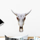Bull Skull Wall Decal