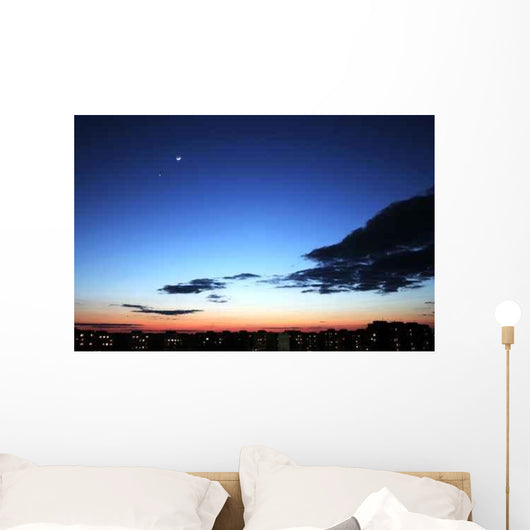 Sunset Blue Sky Wall Decal