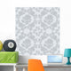 Seamless Ornament Floral Gray